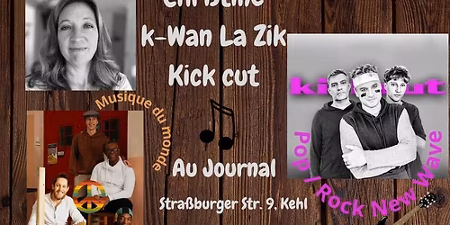 Concert Christine, K-Wan La Zik & Kick Cut avec A l'EST 22\/11\ud83c\udfb6\ud83d\udcaf