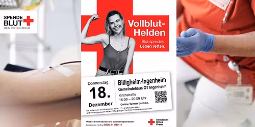 Blutspende beim DRK Billigheim-Ingenheim