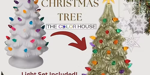 Paint Your Own Ceramic Christmas Tree