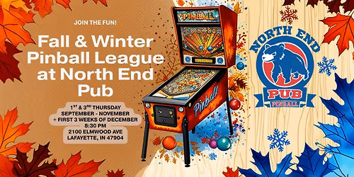 North End Pub Fall \/ Winter Pinball League 2025