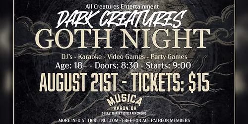 Dark Creatures: Goth Night