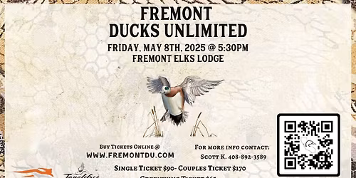 2026 Fremont Ducks Unlimited Banquet