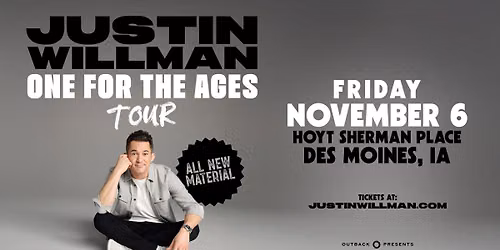 Justin Willman: One For The Ages Tour