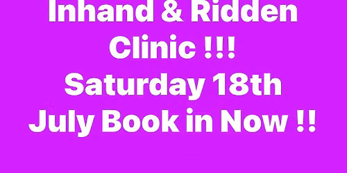 Introduction to Inhand & Ridden Showing Clinic
