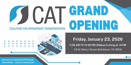 CAT - Coalition for Appropriate Transportation Grand Opening