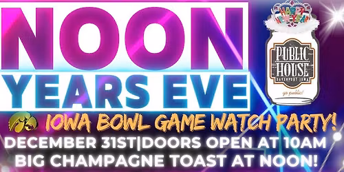 NOON YEARS EVE PARTY!