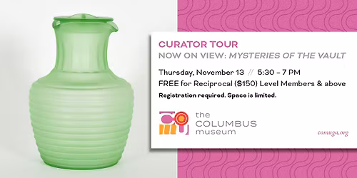 Curator Tour: Mysteries of the Vault