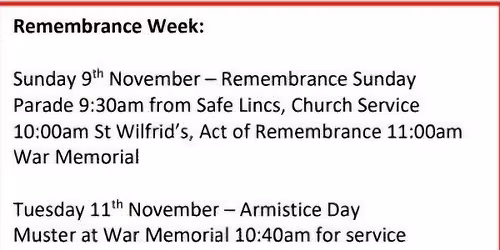 remembrance Sunday