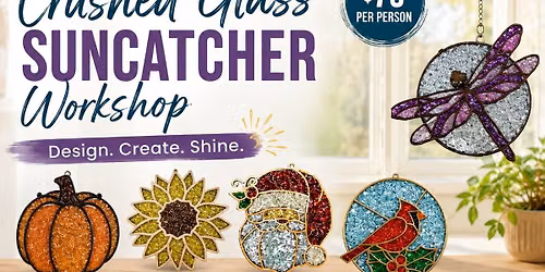 Crushed Glass Sun Catcher-Maple Grove Arts Center