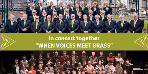 In concert together “WHEN VOICES MEET BRASS”