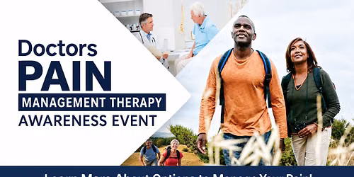 Doctors Pain Management Therapy Awareness Event