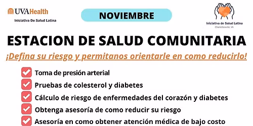 Estaci\u00f3n de salud comunitaria\/Community Health Station-Charlottesville