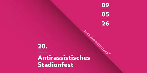 20. Antirassistische Stadionfest \u201eDer Ball ist bunt\u201c