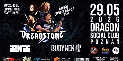 METAL JEGO MA\u0106!\ud83d\udd25 Koncert Dreadstone + ienai + Budynek C