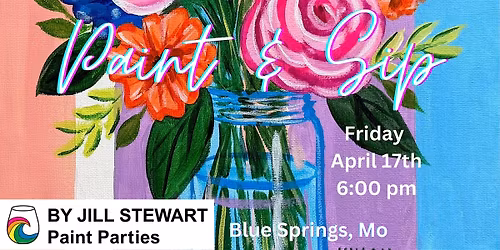 Stylish Floral Paint Party