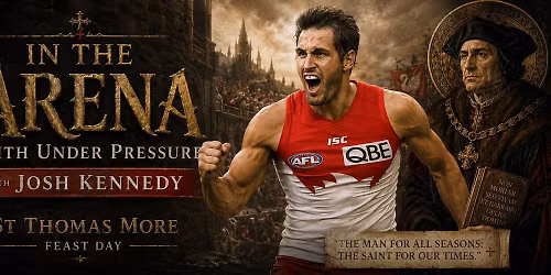 In The Arena: Faith Under Pressure with former Sydney Swans Captain Josh Kennedy