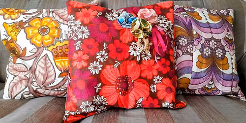 Vintage Cushion Class with Rachel COAST Funded by Swansea Council