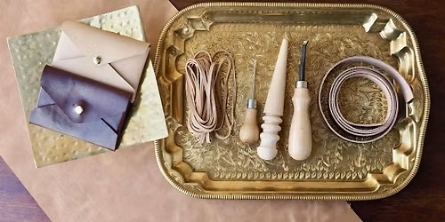 DIY Leather Cardholder Workshop | Beginner Friendly Crafting Class