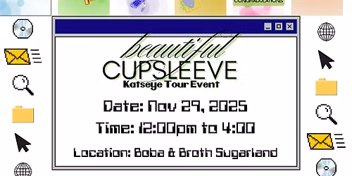 Beautiful Cupsleeve: Katseye Tour Event