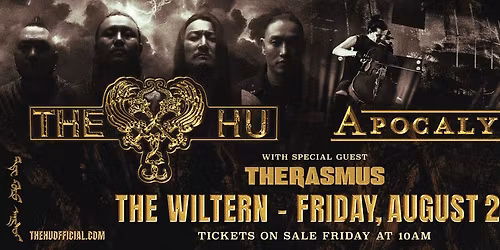 The HU and Apocalyptica with Special Guest The Rasmus