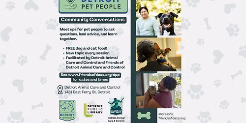Detroit Pet People Community Conversations at DACC
