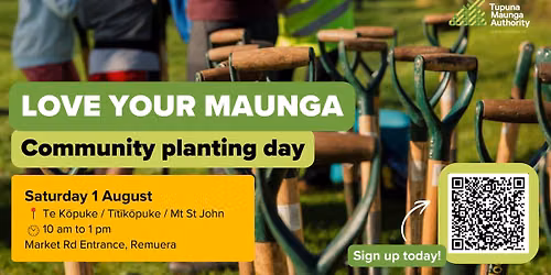 Community Planting Day Te K\u014dpuke \/ T\u012bt\u012bk\u014dpuke \/ Mt St John