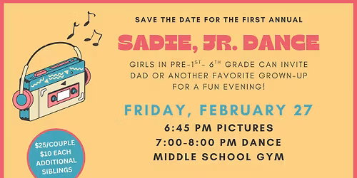 Sadie, Jr. Dance (Pre-first-Grade 6)