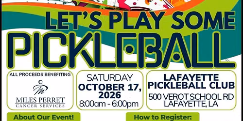 The Krewe of Rio Lafayette's Pickleball Palooza