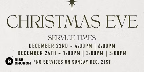 Christmas Eve at Rise Church