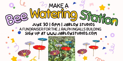 Make A Glass Bee Watering Station Fundraiser!