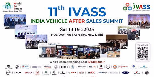 11th IVASS India Vehicle After Sales Summit by WAF