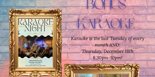 Bonus Karaoke