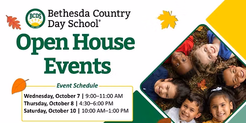 Fall Open House Events