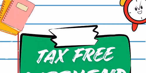SC Tax Free Weekend Sidewalk Sale