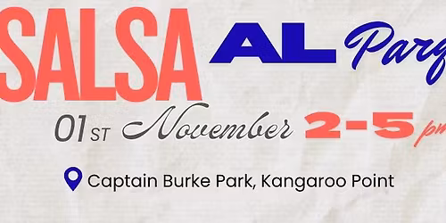 Salsa al Parque (Free Snack, Music and dancing)