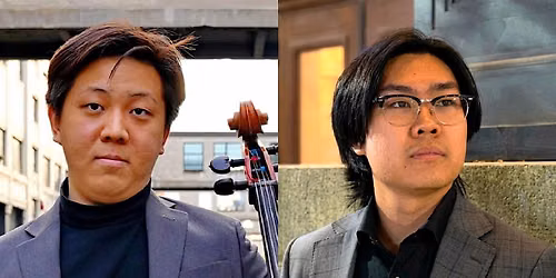 Cellist William Suh and Pianist Sean Yu, 8\/13,7:30pm, NEC, Free