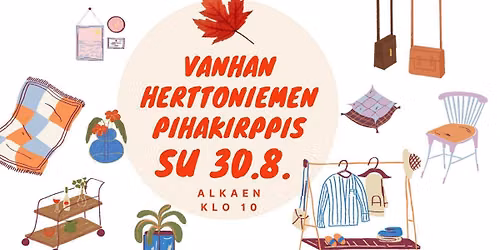 Vanhan Herttoniemen syksyn -26 pihakirppis