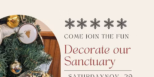 Advent Decorating Party