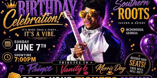 Tribute to Prince - Vanity 6 - Morris Day at Southern Roots Tavern, McDonough