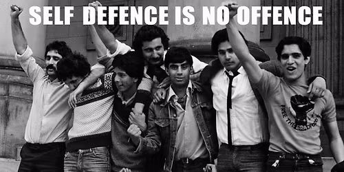 SELF DEFENCE IS NO OFFENCE \/\/ ANTIFASCISM \u00c4R SJ\u00c4LVF\u00d6RSVAR