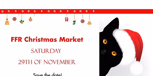 FFR Madcatter Christmas Market !!! 29th November 10am - 3pm 12 Dunedin Ave, Noordhoek