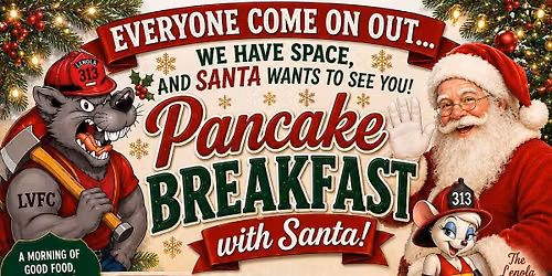 Lenola Pancake Breakfast with Santa