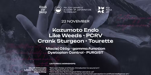 Haus of Sleep presents: Second Father: Kazumoto Endo \/ Like Weeds \/ PCRV \/ Crank Sturgeon \/ Tourette