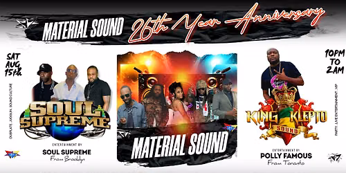 Material Sound 26th Year Anniversary - 2026