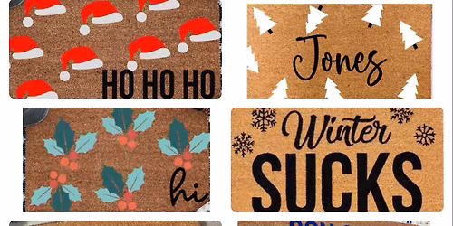 Create your Own Doormat - Winter\/Holiday Edition