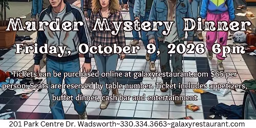 Murder Mystery Dinner - Trapped in the Mall
