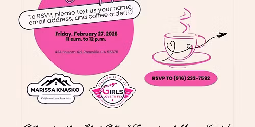 Girls Love To Fly Cockpits & Coffee