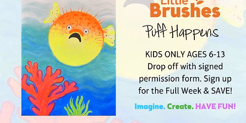 Little Brushes Summer Art Camp: Puff Happens