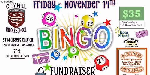Pocket Book Bingo Fundraiser 