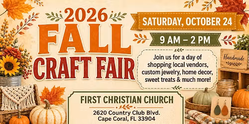 FCC Annual Fall Craft Fair